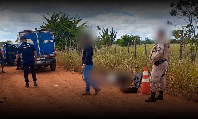 Violência no Interior: Dois jovens são encontrados mortos com marcas de tiros em estrada vicinal